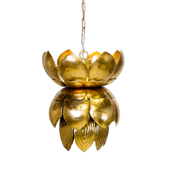 Gold Leaf Pendant, image 1